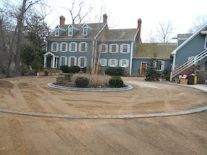 before tar and chip paving in Annapolis MD