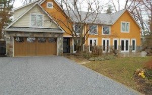 After stone and gravel driveway in Annapolis