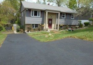 repaved driveway in Annapolis Maryland