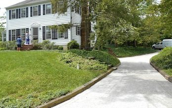 After stone and gravel paving in Annapolis MD